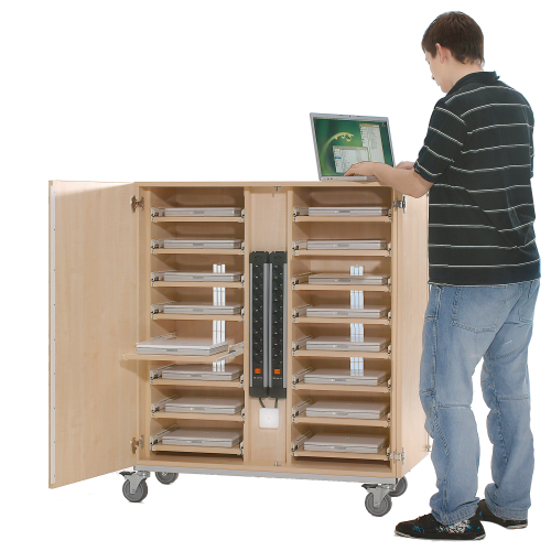 Produkt Bild Notebookwagen mit 16 F&auml;chern, fahrbar LTL 18B