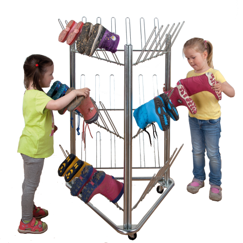 Produkt Bild Stiefeltrockenwagen f&uuml;r 27 Paar Stiefel, fahrbar SW27-DZ