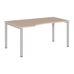 Produktbild Freiform Schreibtisch FF4 mit Rundrohrgestell 