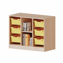 Produktbild ErgoTray Regal, dreireihig, 2 Ordnerhöhen - evo180 Serie E10542GRG