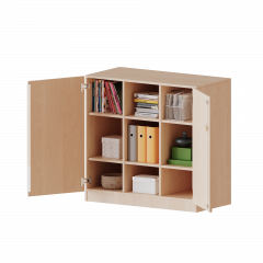 Produktbild Schrank, dreireihig, 2 Ordnerhöhen - evo180 Serie E105525TMM