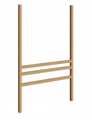 Produktbild Garderobenstütze mit Rückenlehne 117 211 S