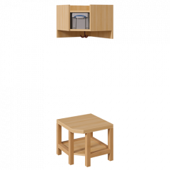 Produktbild Garderoben-Innenecke, für einfache Ablage inklusive Box 