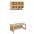 Produkt Bild Komplettgarderobe mit doppelter Ablagereihe 1174R300R26