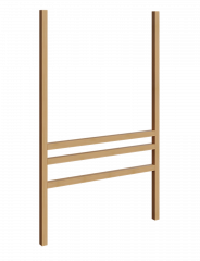 Produktbild Garderobenstütze mit Rückenlehne 117 203 S