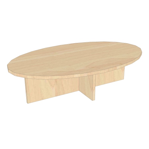 Produkt Bild Knietisch oval mit Kreuzzarge 112 002 00