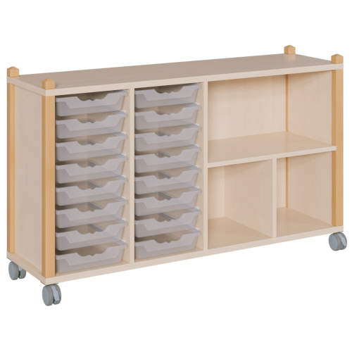 Produkt Bild fahrbares Regal in Stollenbauweise SCS 4 161RF