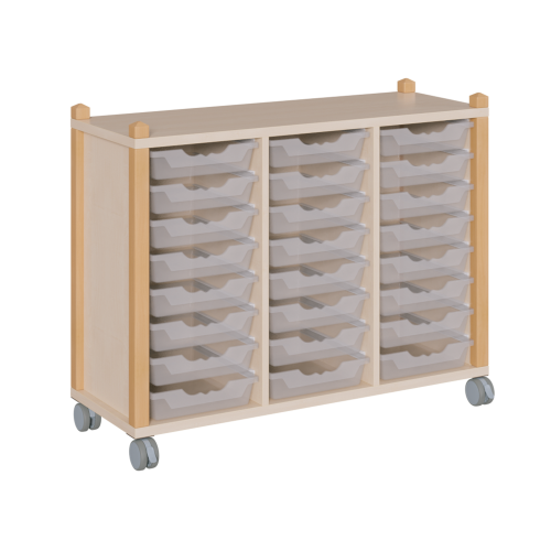 Produkt Bild fahrbares Regal in Stollenbauweise SCS 3 241F