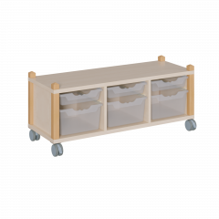 Produktbild fahrbares Regal in Stollenbauweise SCS 3 6F