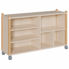 Produktbild fahrbares Regal in Stollenbauweise SCS 4 03F