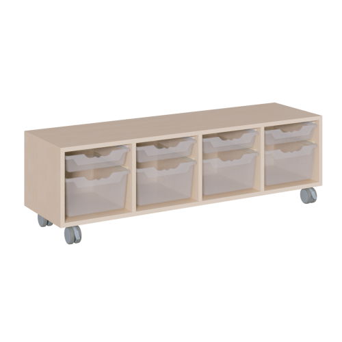 Produkt Bild fahrbares Regal in Korpusbauweise KCS 4 8F