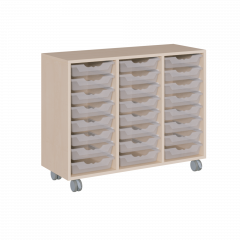 Produktbild fahrbares Regal in Korpusbauweise KCS 3 241F