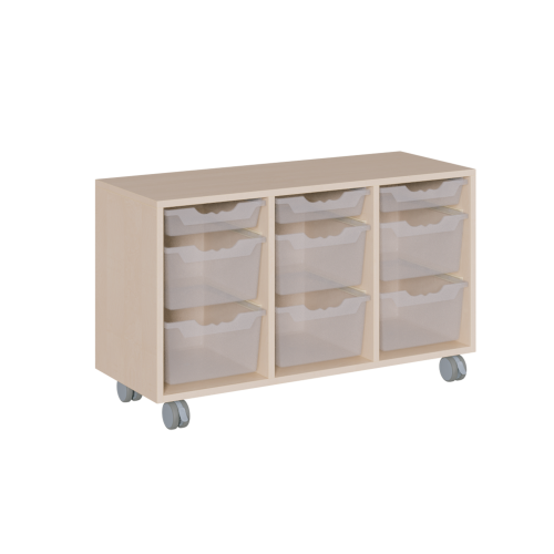 Produkt Bild fahrbares Regal in Korpusbauweise KCS 3 9F