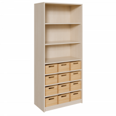Produktbild Korpus-Regal mit Materialk&auml;sten und offenen F&auml;chern 7818 061 00