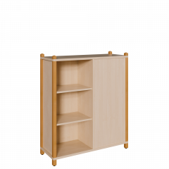 Produktbild Stollen-Regal, Raumteilerregal mit Mittelwand wechselseitig offen 0612 030 00
