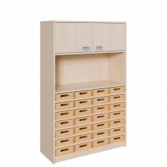 Produktbild Korpus-Kombischrank mit Materialk&auml;sten und 2 T&uuml;ren 0216 463 00