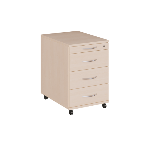 Produkt Bild Rollcontainer mit 3 Schüben + 1 Utensilien Schub B CR ROLL S