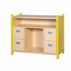 Produktbild Stollen-Schrank 4 Dekorsch&uuml;be, 2 F&auml;cher 0608 057 00