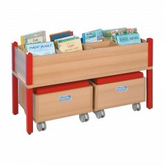 Produktbild Stollen-B&uuml;cherkiste mit 2 Rollkisten 0606 716 00