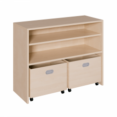 Produktbild Korpus-Regal mit 2 Rollkästen 0208 601 00