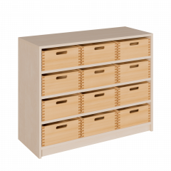 Produktbild Korpus-Regal mit breiten Materialk&auml;sten 0208 064 00