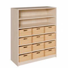 Produktbild Korpus-Regal mit Materialk&auml;sten und offenen F&auml;chern 0212 064 00