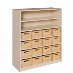 Produktbild Korpus-Regal mit Materialk&auml;sten und offenen F&auml;chern 0212 061 00