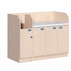 Productimage Wickelkommode, vierreihig