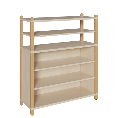 Produkt Bild Stollen-Regal mit 4 F&auml;chern 0612 001 00