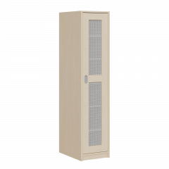 Produktbild Bettzeugschrank mit 1 Lochblechtür und 6 Fächern 4018 021 60B