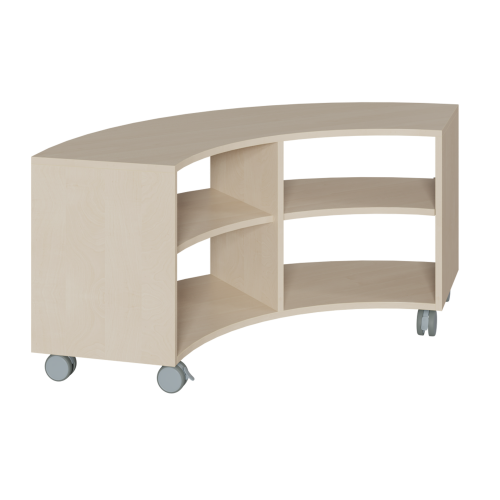 Produkt Bild Korpus-Regal auf 1/4-Kreis-Grundri&szlig;, beidseitig offen 1006 502 00