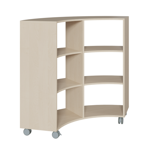 Produkt Bild Korpus-Regal auf 1/4-Kreis-Grundri&szlig;, beidseitig offen 1012 502 00