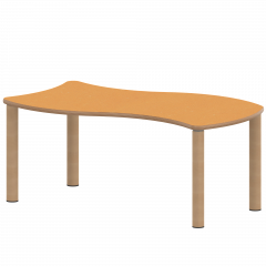 Produktbild Tisch ZALOTTI mit Linoleum-Belag TIX6WR1264L1
