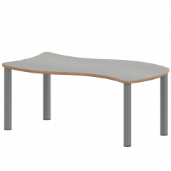 Produktbild Tisch ZALOTTI mit Linoleum-Belag TIX6WR1266L3
