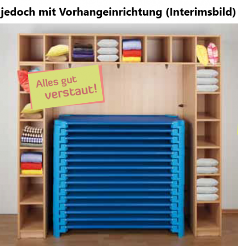 Produkt Bild Regal für Bettzeug und Stapelliegen 121 404-20VE