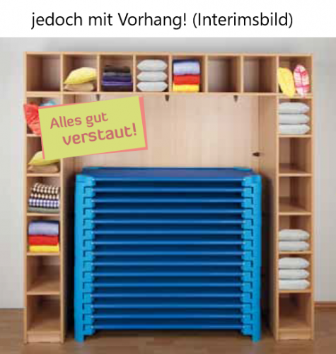 Produkt Bild Regal für Bettzeug und Stapelliegen 121 404-20V