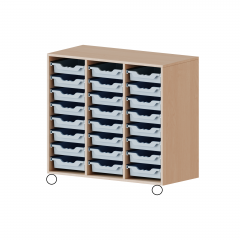Produktbild ErgoTray Regal, dreireihig, 2,5 Ordnerhöhen - evo180 Serie E105425KR