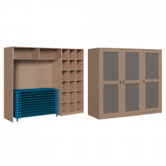 Produktbild Schrank f&uuml;r Stapelliegen 121 408 20L