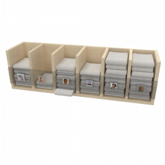 Produktbild Windelregal, passend zu Wickelkommoden WI WR 61P