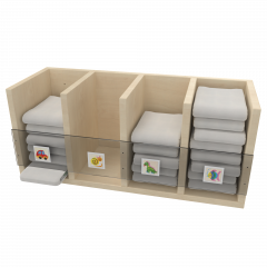 Produktbild Windelregal, passend zu Wickelkommoden WI WR 41P