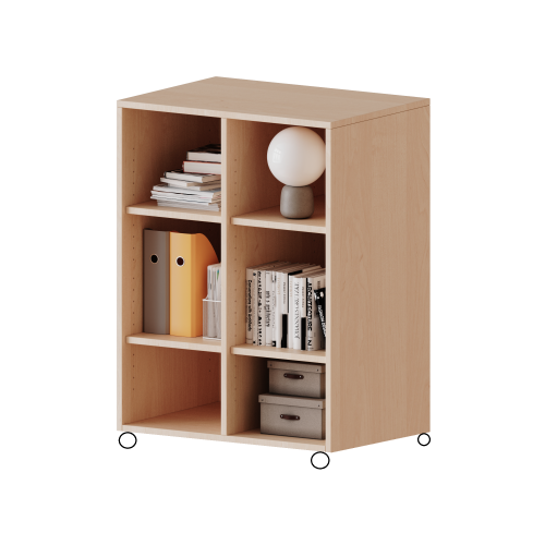 Produkt Bild Regal, zweireihig, 2 Ordnerhöhen - evo180 Serie E70525RMR