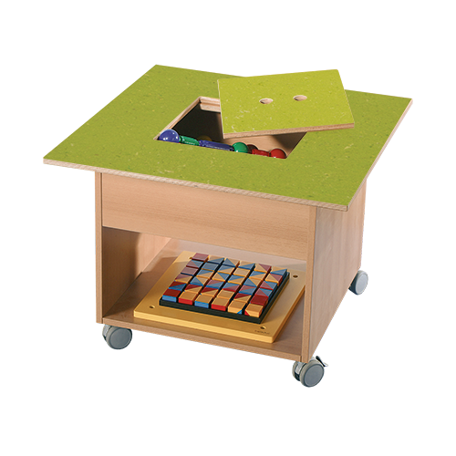 Produkt Bild Materialspielwagen mit Linoelumoderfläche MSW 1