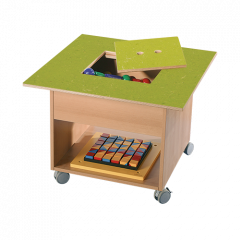 Produktbild Materialspielwagen mit Linoelumoderfläche MSW 1