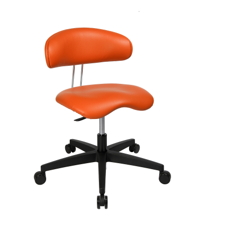 Produkt Bild Erzieherinnenhocker mit Lehne und Sattelsitz EH-S14H