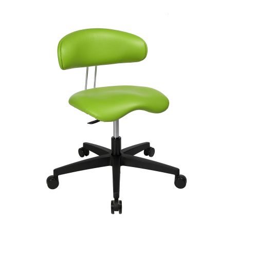 Produkt Bild Erzieherinnenhocker mit Lehne und Sattelsitz EH-S05H