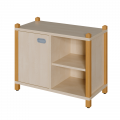 Produktbild Stollen-Schrank mit einseitiger T&uuml;r und 2 offenen F&auml;chern 8206 024 00