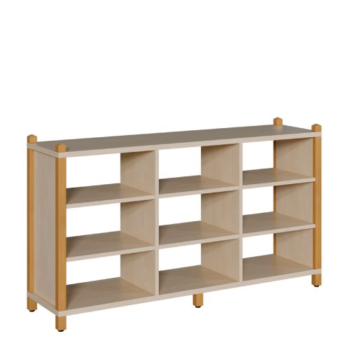 Produkt Bild Stollen-Raumteilerregal, dreiteilig 1608 002 00