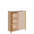 Produkt Bild Stollen-Regal, Raumteilerregal mit Mittelwand wechselseitig offen 