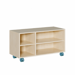 Produktbild fahrbares Regal in Korpusbauweise KCS 3 02F