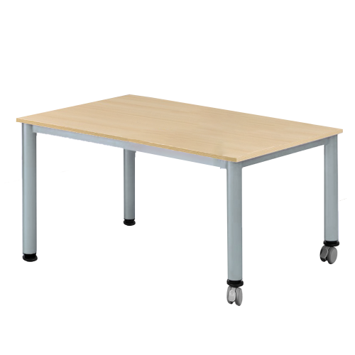 Produkt Bild Fahrbarer rechteckiger Tisch, melaminbeschichtete Platte 